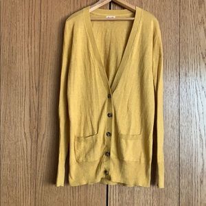 Mustard Yellow Cardigan